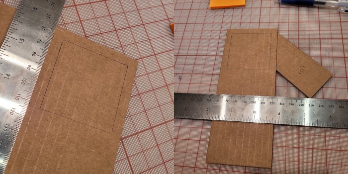 Marking the top and cutting it