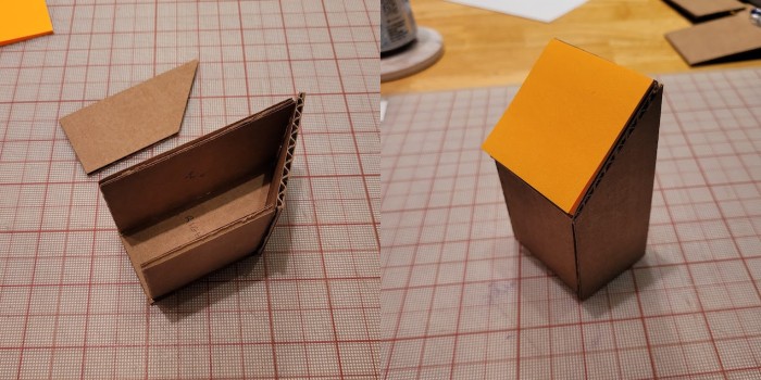 in progress and finished inner assembly