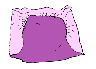 A drawing of the half sheet as described.