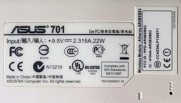 bottom label