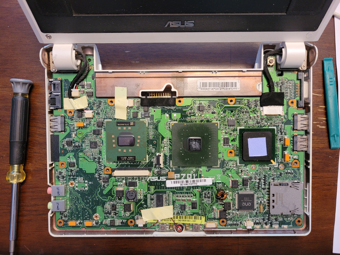 top of whole laptop pcb