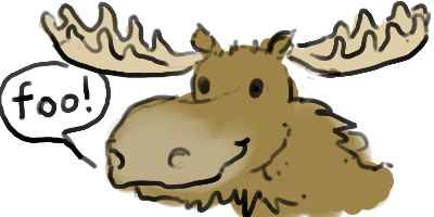 foo moose says foo