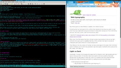 screenshot of my desktop