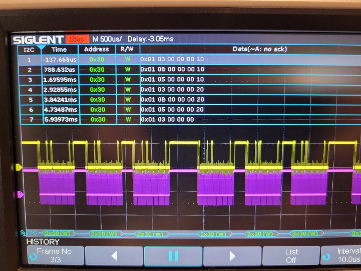 siglent sds1202x-e i2c history