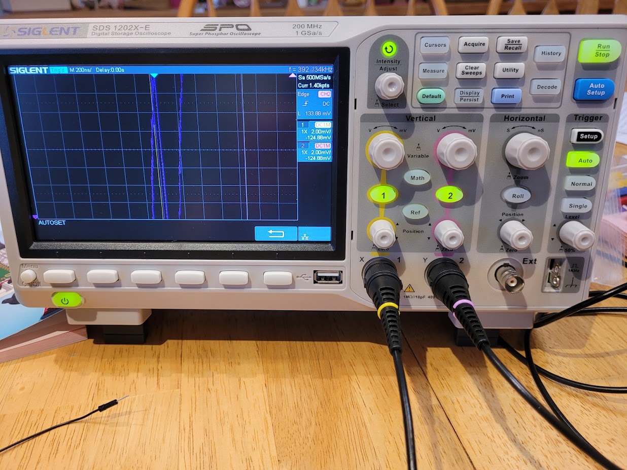 siglent sds1202x-e i2c auto trigger