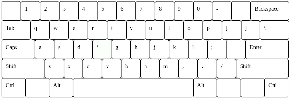 screenshot of the on-screen keyboard demo