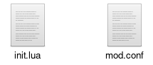 screenshot of two file icons as described
