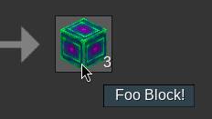 a screenshot showing the tooltip