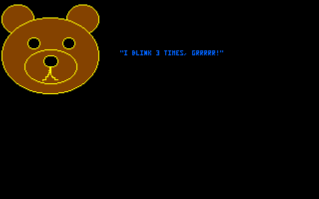 blinking bear sprite screencap
