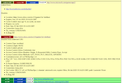 output detail expanded screenshot
