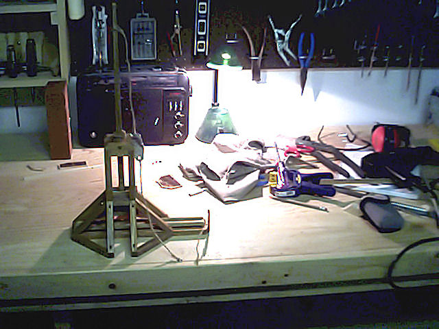 finished trebuchet upright