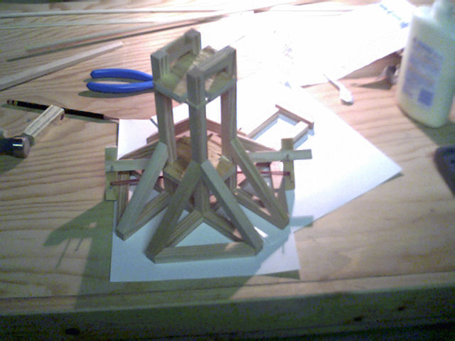 gluing the form together